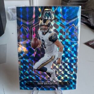 2024 Sam Bradford Blue Reactive Panini Mosaic Prizm. Mint condition